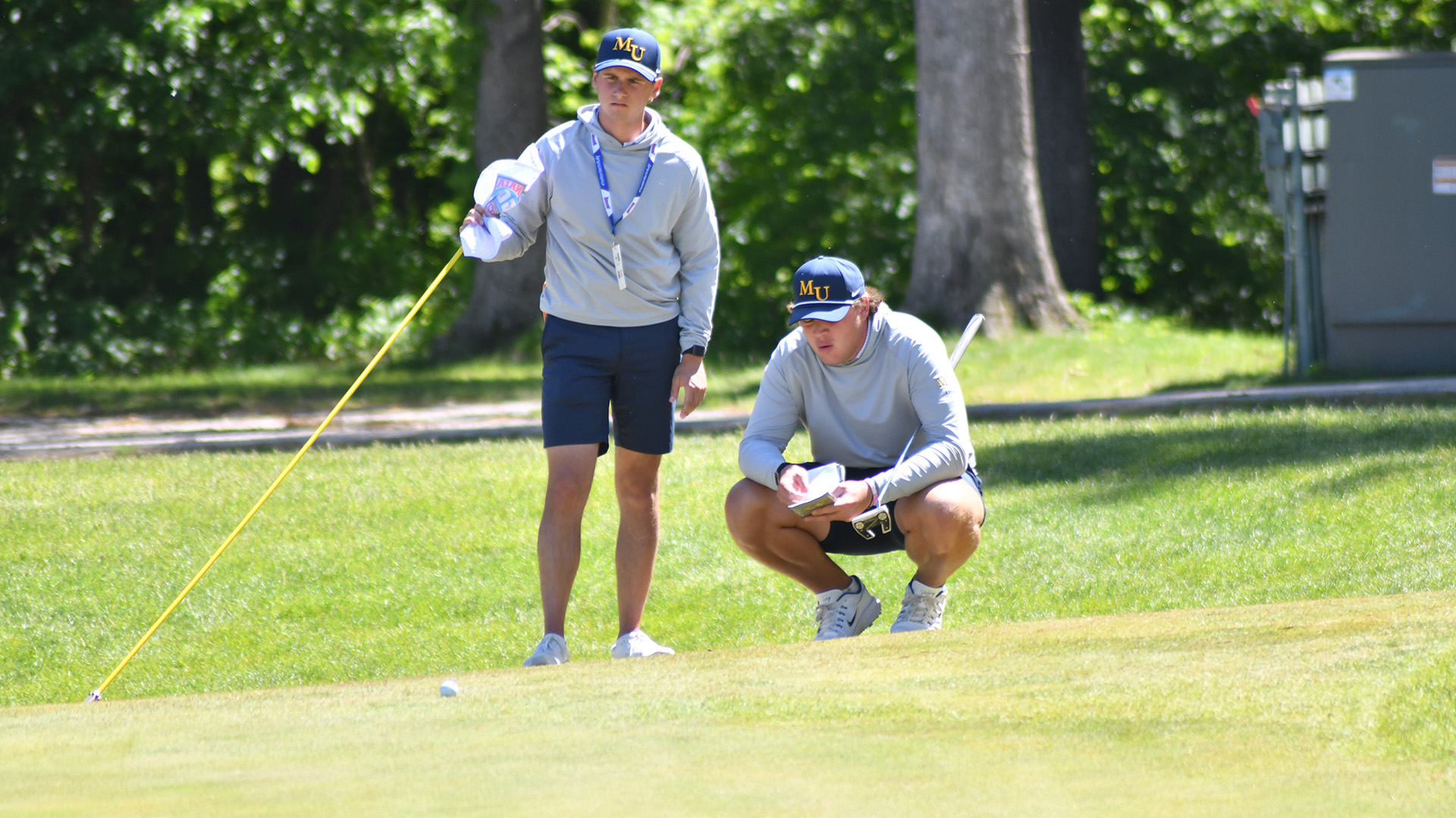 Marian's (Ind.) Lane Zedrick leads entering Friday's final round.