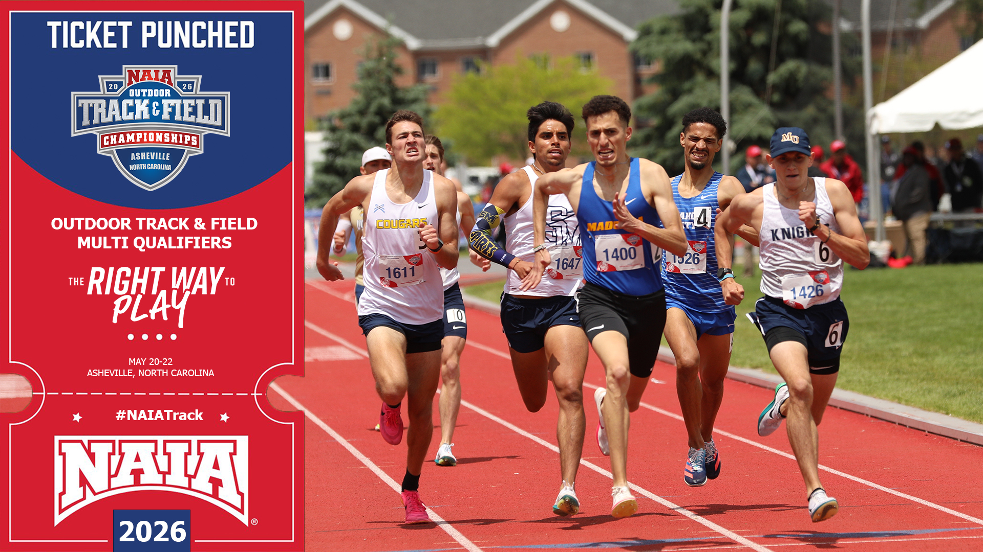 Qualifiers for the 2026 NAIA Men's Outdoor Track & Field Multi-Events