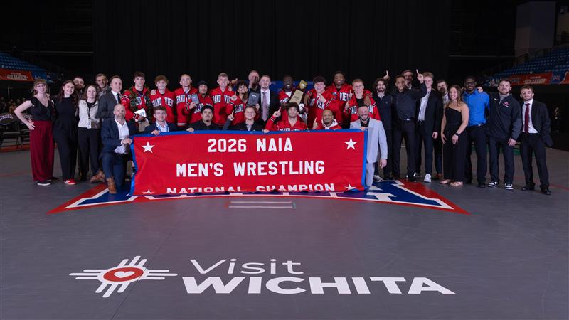 Grand View Garners 14th NAIA Men's Wrestling Red Banner