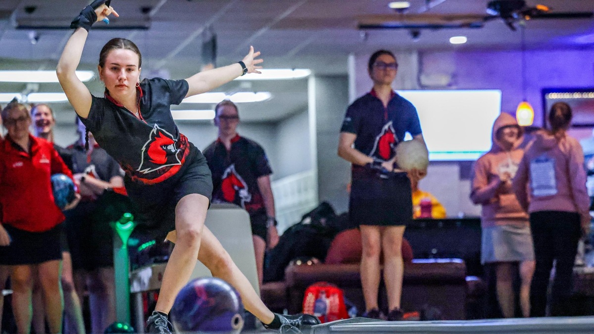 Concordia (Mich.) is one of three teams still standing in the 2025 NAIA Women's Bowling National Championship, taking on Mount Mercy (Iowa) early Saturday morning in the semifinal round for the right to play Spring Arbor (Mich.) for a Red Banner. (Photo courtesy Lawrence Tech)