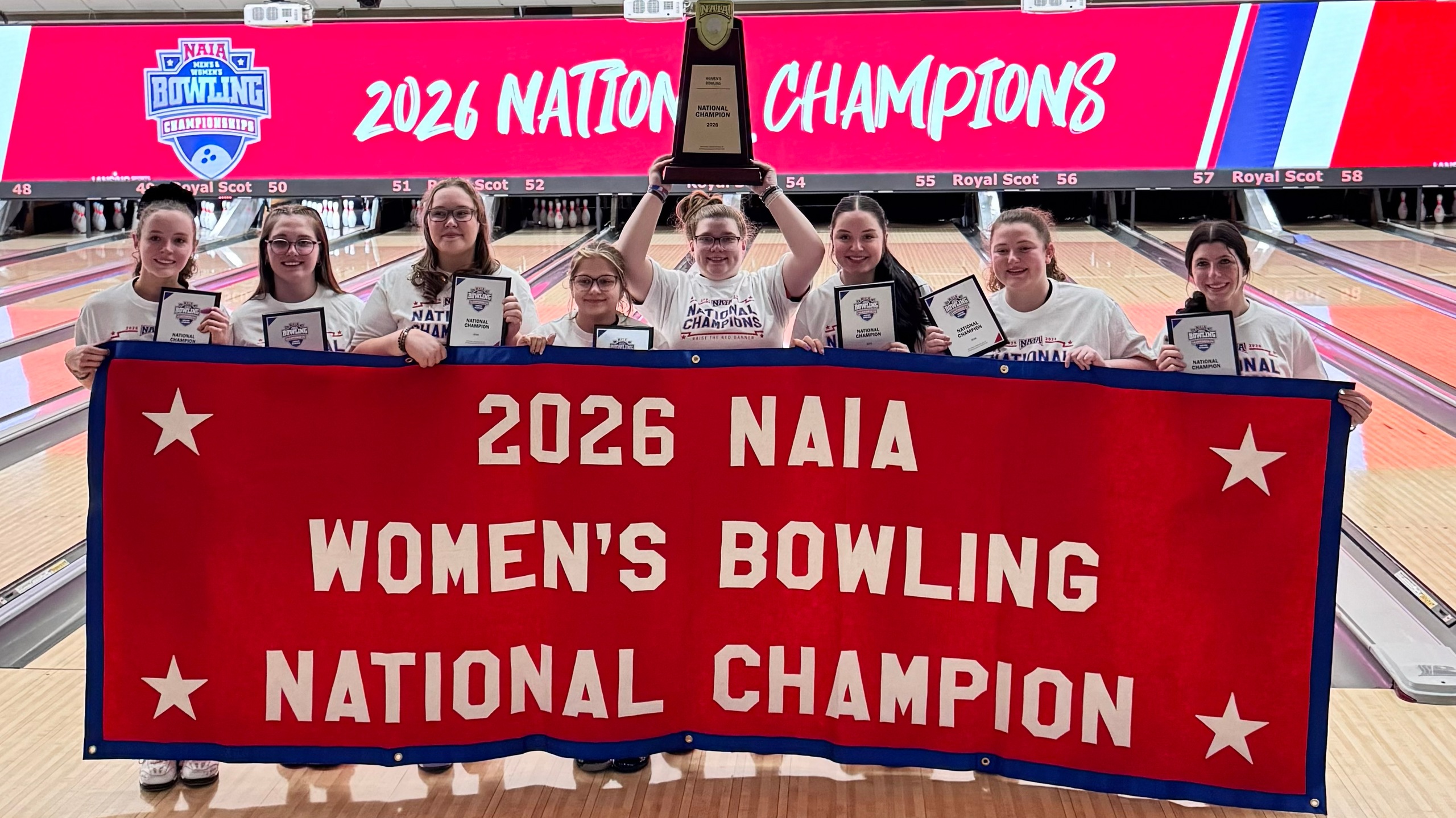 Pikeville (Ky.) claimed its first Red Banner in its second program appearance in the NAIA Women's Bowling final.