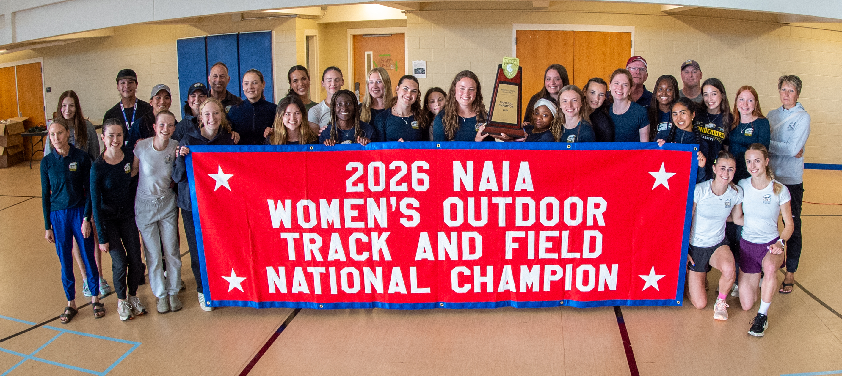 British Columbia Wins Sixth Women's Outdoor Track and Field Red Banner