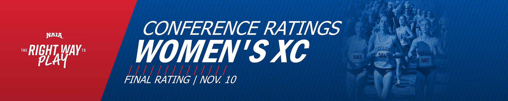 Women's Cross Country Final Conference Ratings
